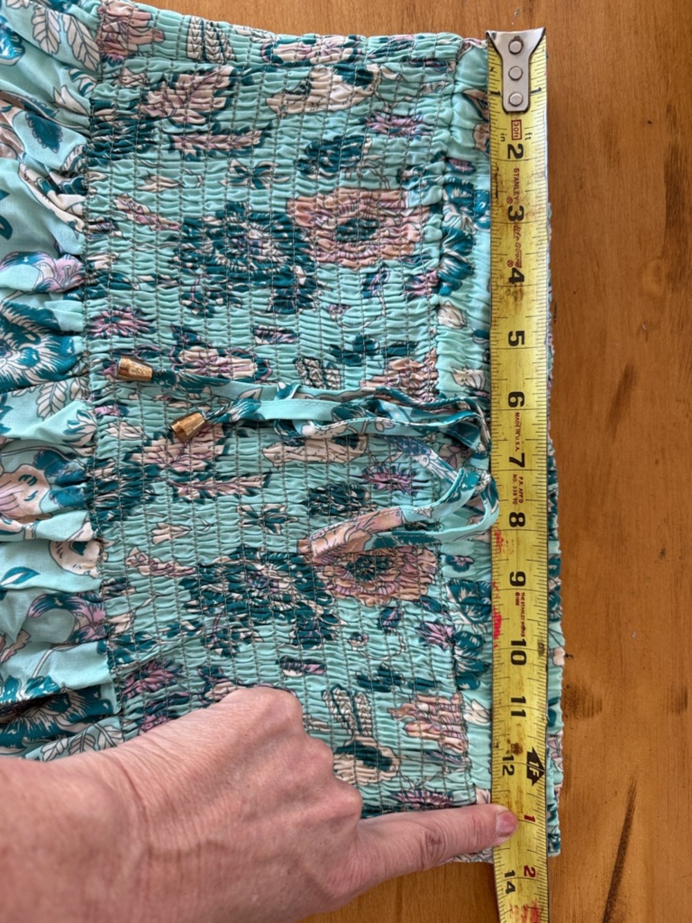 Turquoise Maxi Skirt - Picture 2 of 2